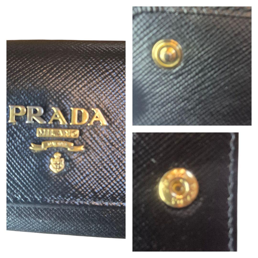 PRADA プラダキーケース ６連テスート　ブラック