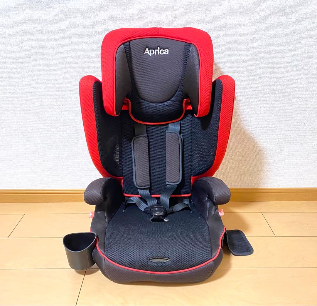 Aprica エアグルーヴ ジュニアシート チャイルドシート レッド - メルカリ