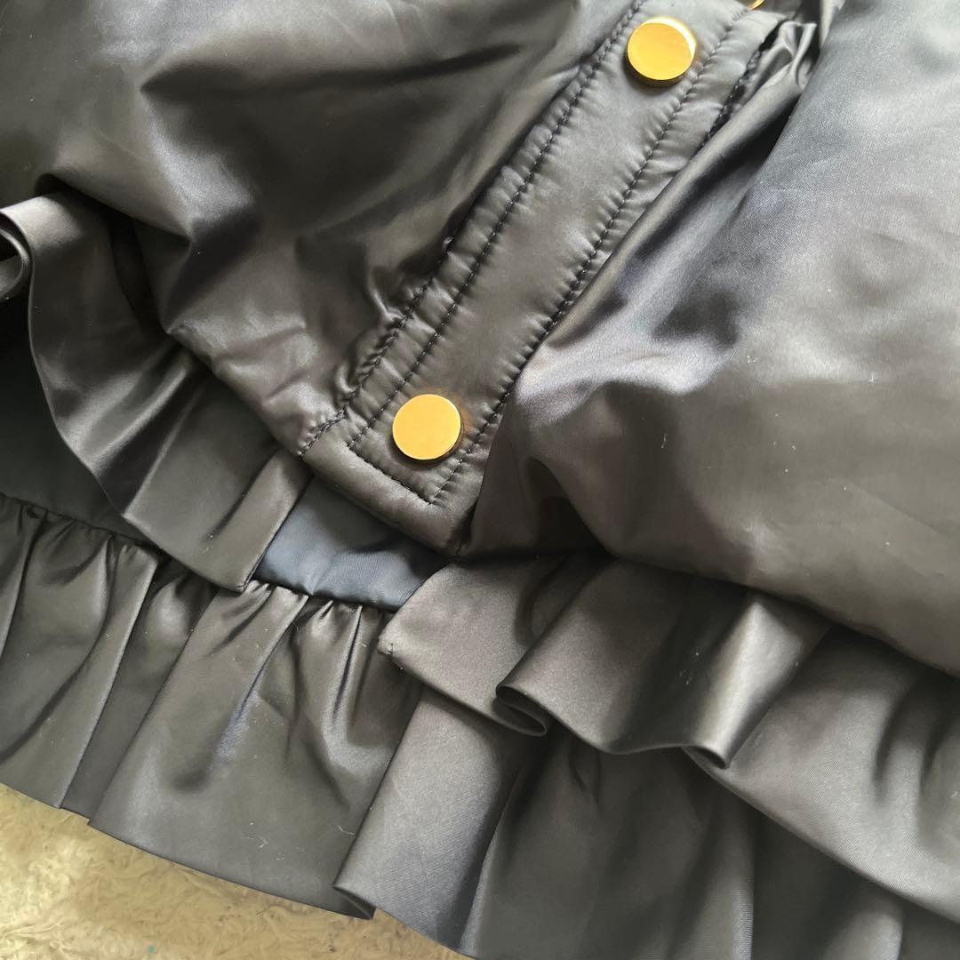 最終値下げ】 TO BE CHIC ダウンジャケット フリル ネイビー 42号