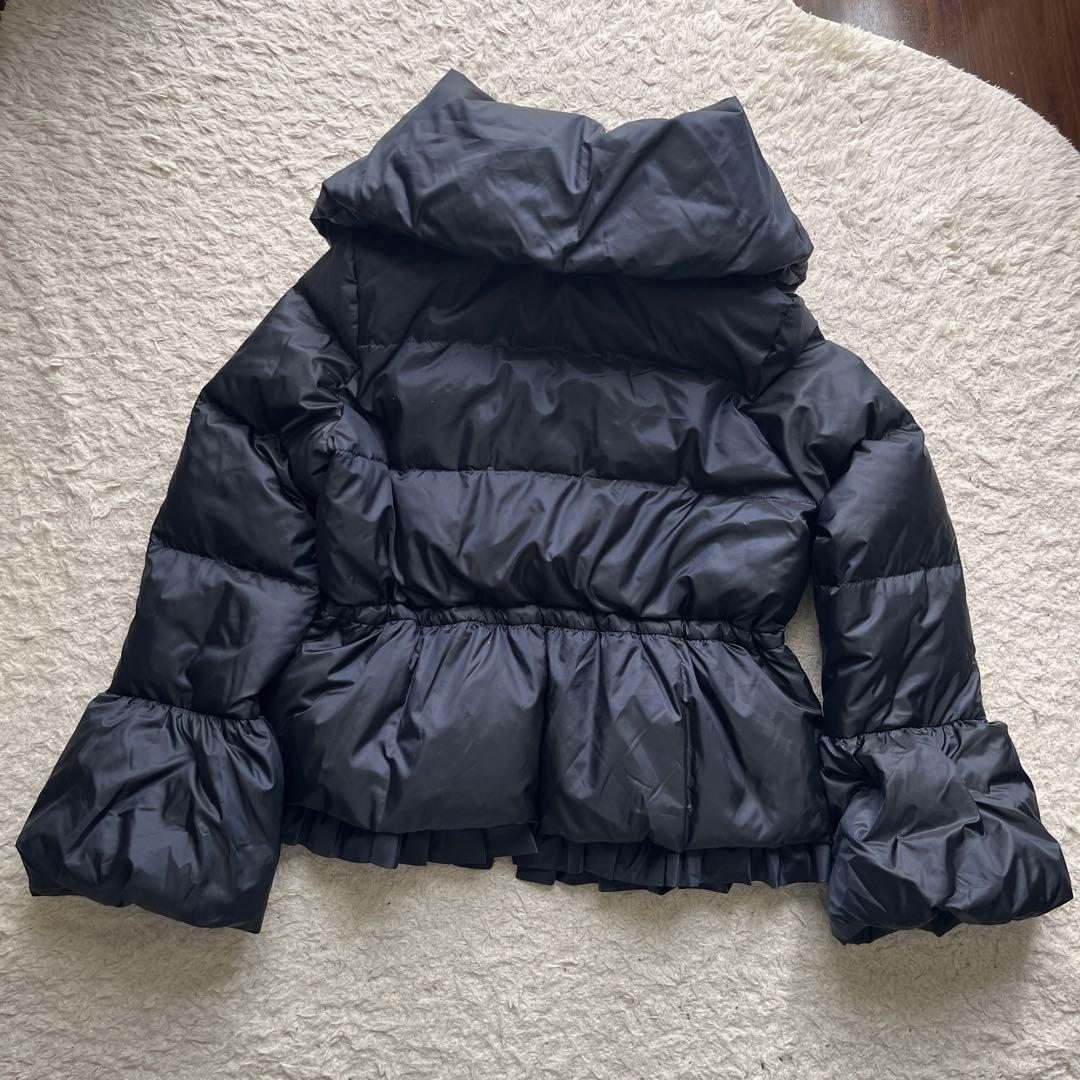 最終値下げ】 TO BE CHIC ダウンジャケット フリル ネイビー 42号