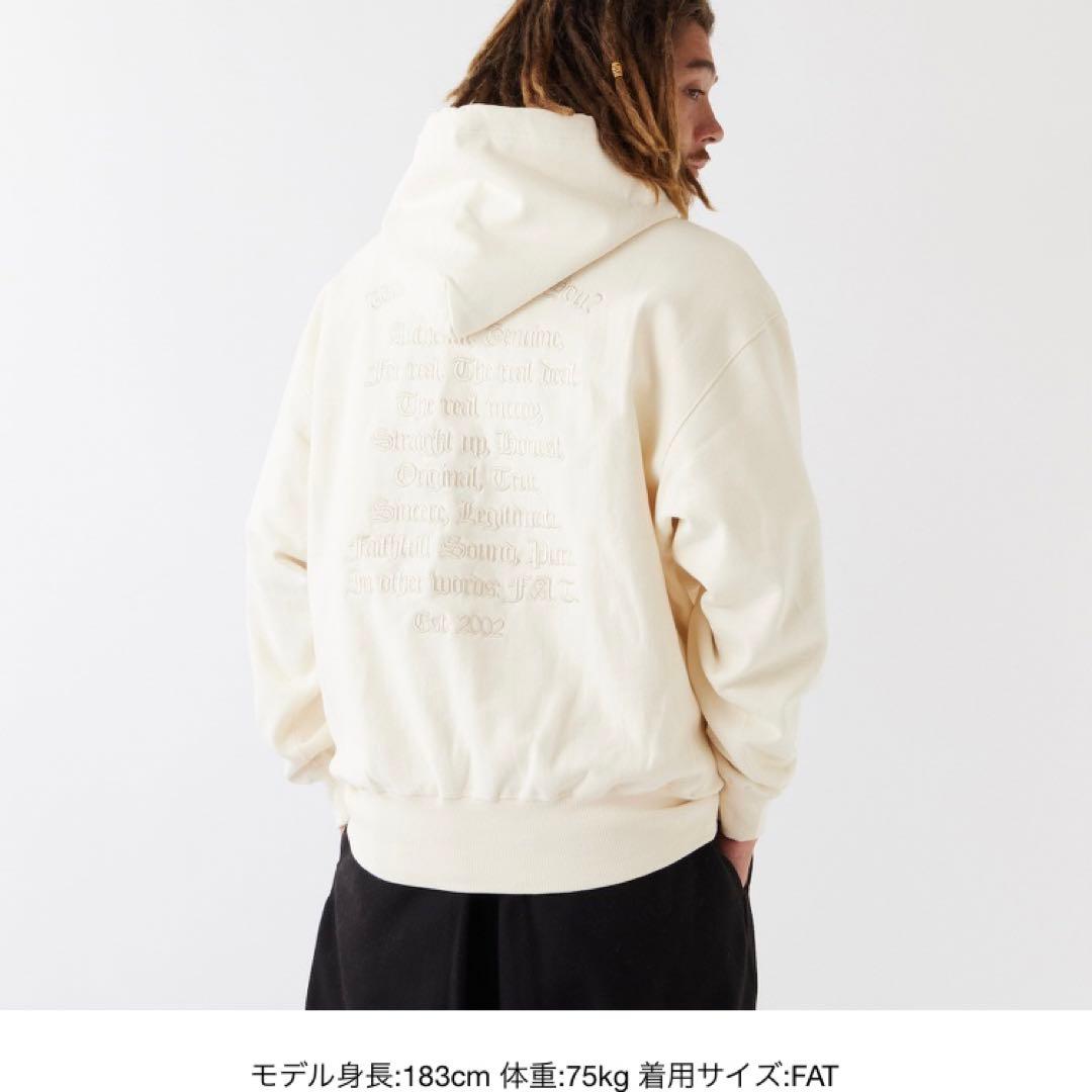 F.A.T. フード付きスウェット オフホワイト - メルカリ