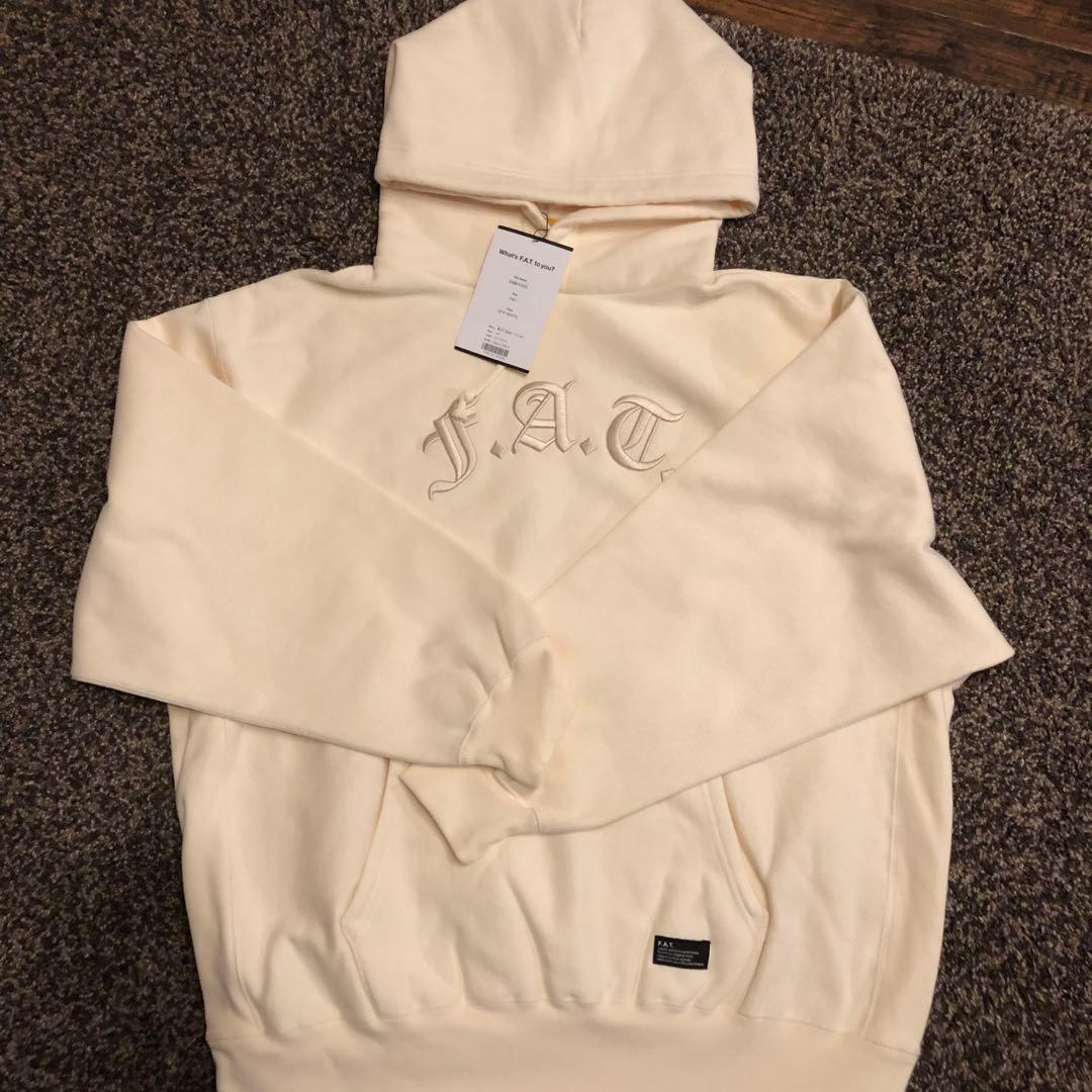 F.A.T. フード付きスウェット オフホワイト - メルカリ