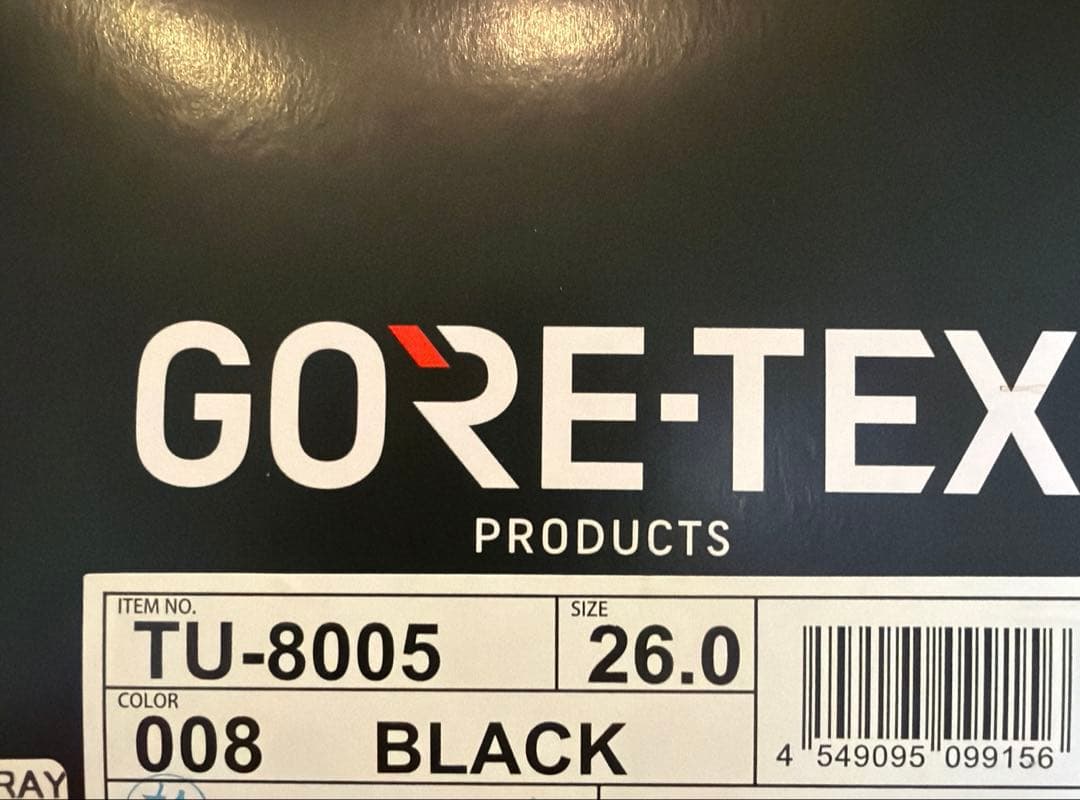 アシックス texcy luxe TU-8005 26cm 黒 新品未使用