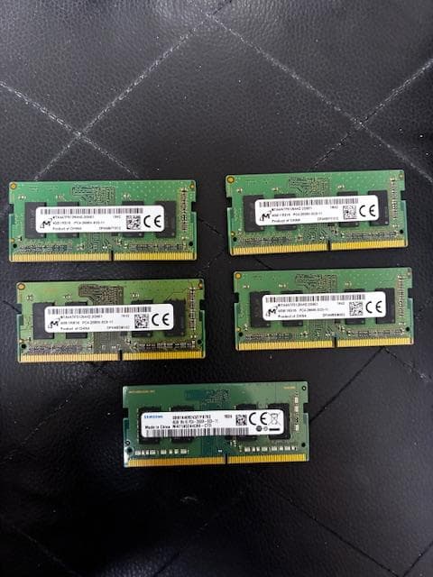 Micron PC4-2666V 4GB×5 20GB A-Tech 4GB DDR4 2666 MHz UDIMM PC4-21300 (PC4-2666V) CL19 DIMM Non