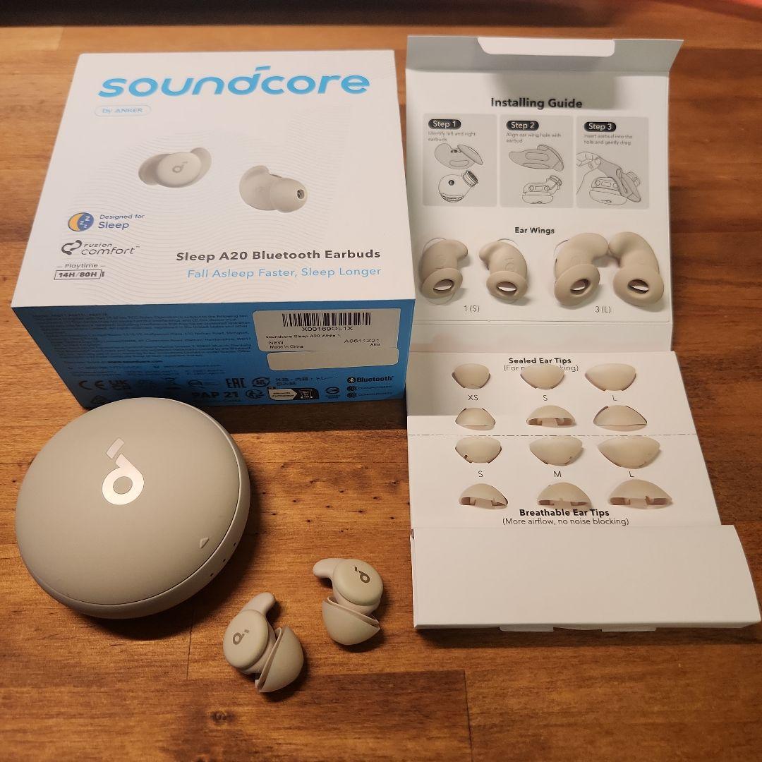 【みんなのいえ】Anker soundcore Sleep A20 Soundcore Sleep A20 | 完全ワイヤレスイヤホンの製品情報 | Anker