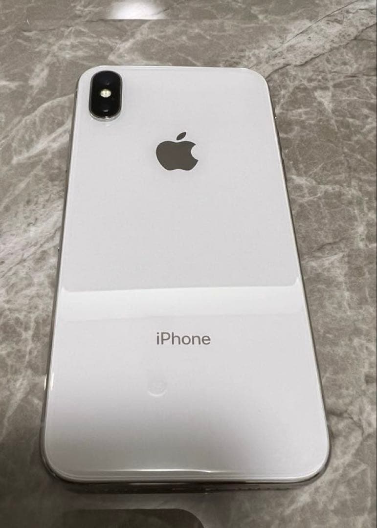 iPhone X シルバー 256GB 液晶不良あり 動作正常 初期化済 - メルカリ