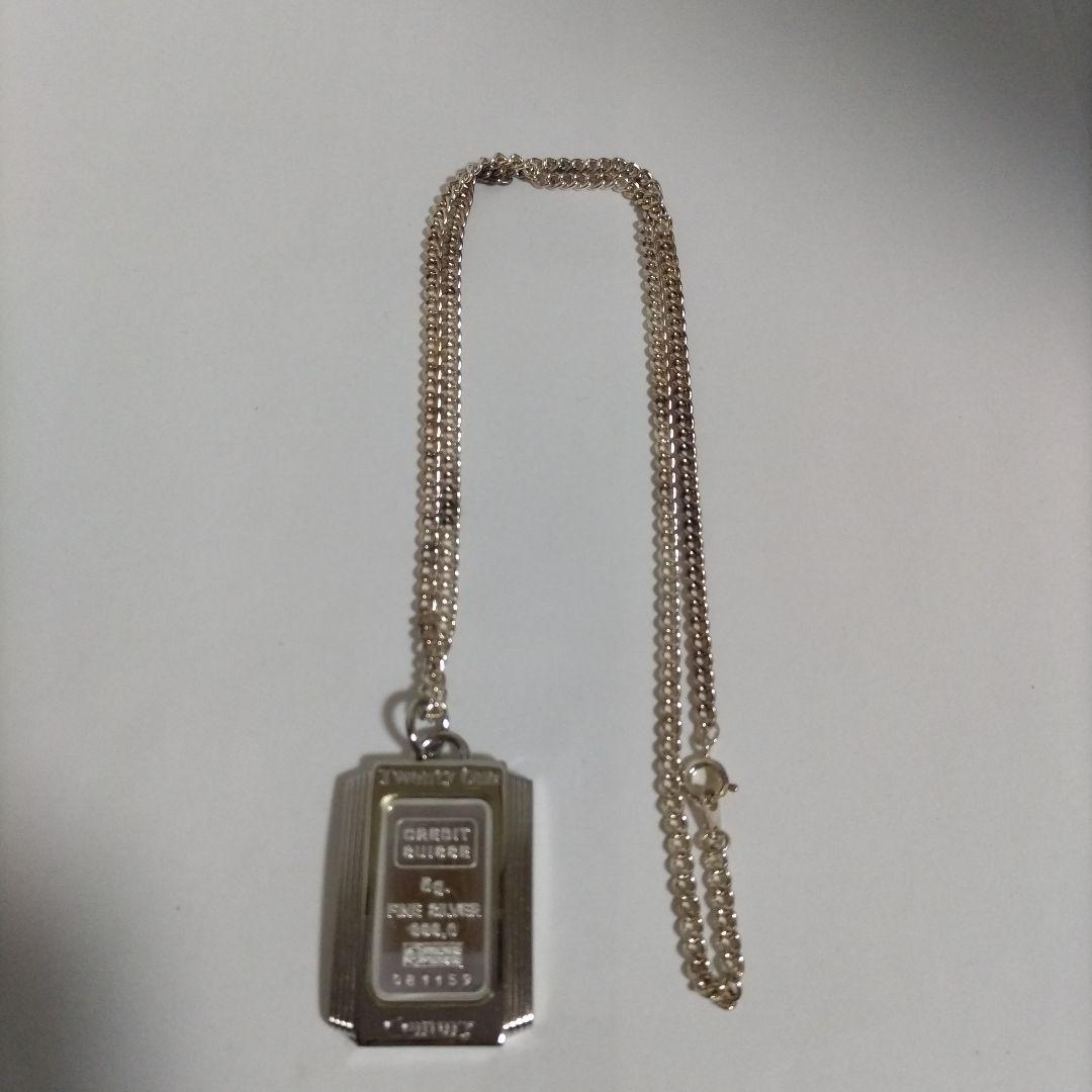 シルバーインゴット ペンダント CREDIT SUISSE 純銀5g - メルカリ