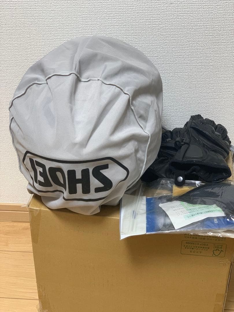 SHOEI GT-Air シルバー Lサイズ 収納袋付属 バイク用品 SHOEI バイク