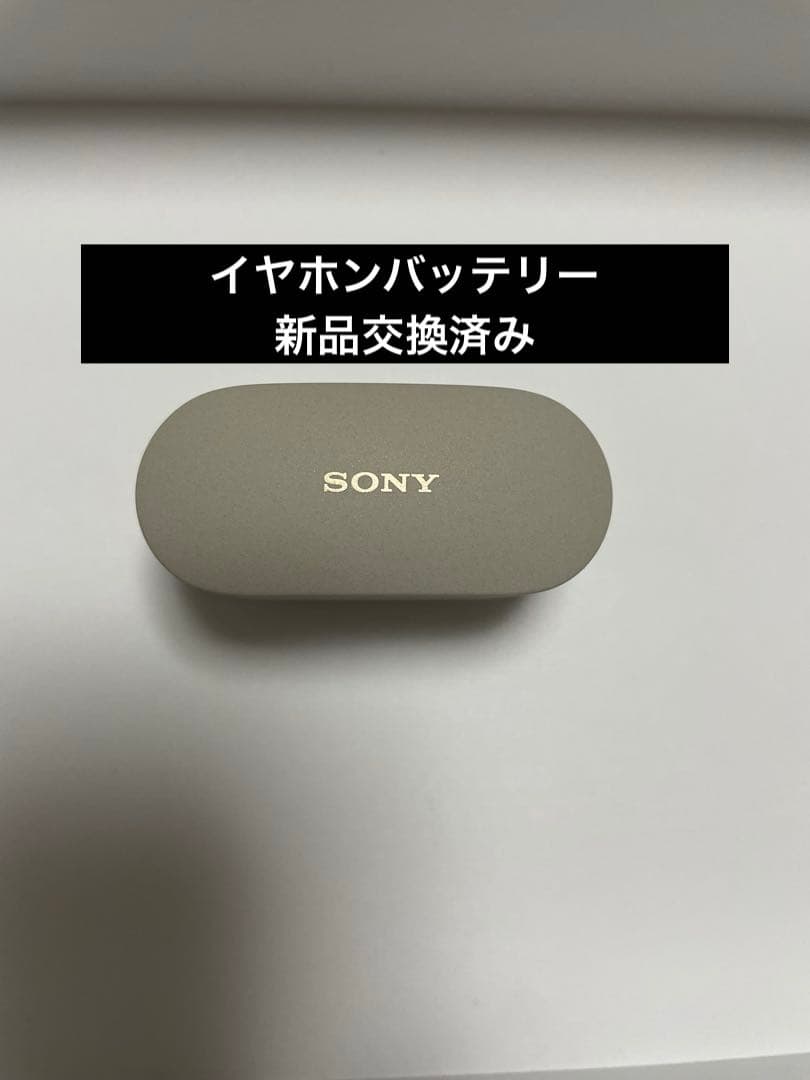 wf-1000xm4 イヤホンバッテリー新品交換済み プラチナシルバー オマケ