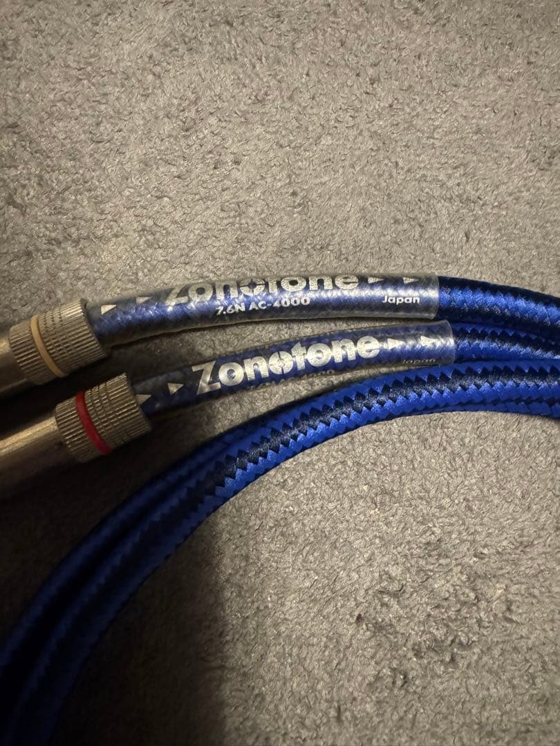 Zonotone 7.6N AC-4000 RCAケーブル