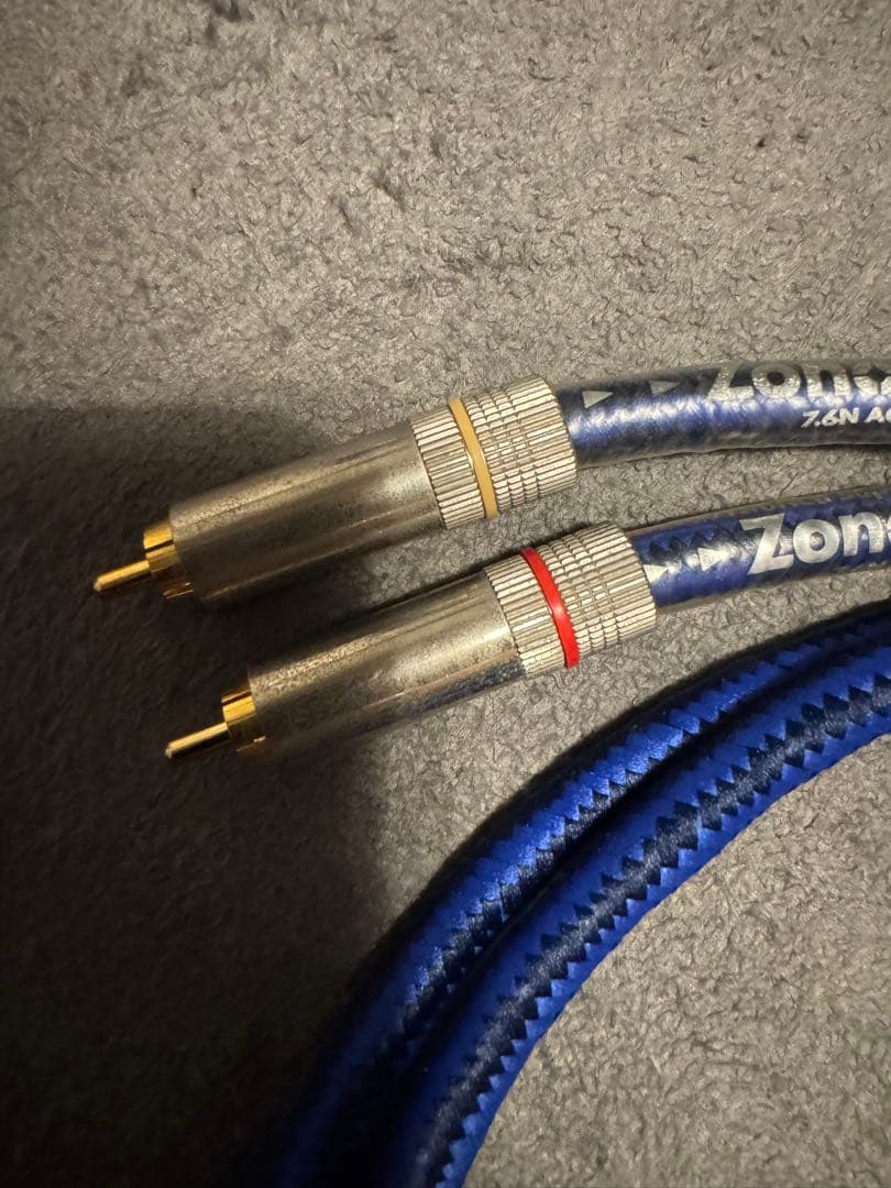 Zonotone 7.6N AC-4000 RCAケーブル