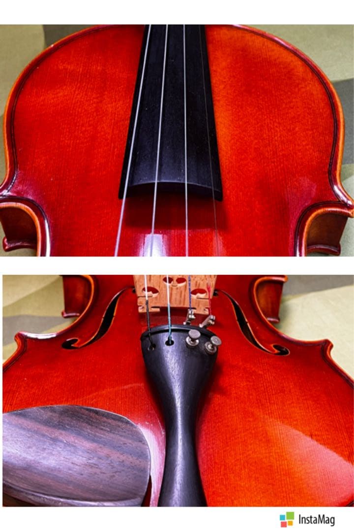 貴重⭐️4/4】Umeo Suzuki 鈴木梅雄サイン入りバイオリン特3 No3