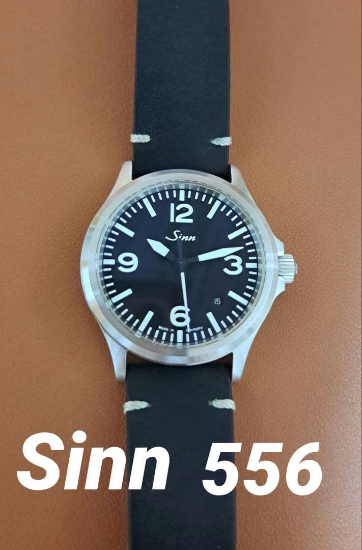 【美品】Sinn556A　アラビア数字 新品)SINN ジン 556.A（商品ID：1000009491082）詳細ページ | 腕時計の