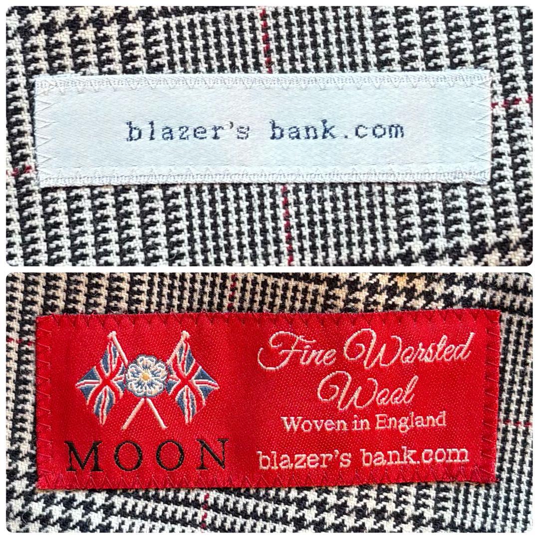 美品 ブレイザーズバンクドットコム セットアップ 英国製生地ムーン