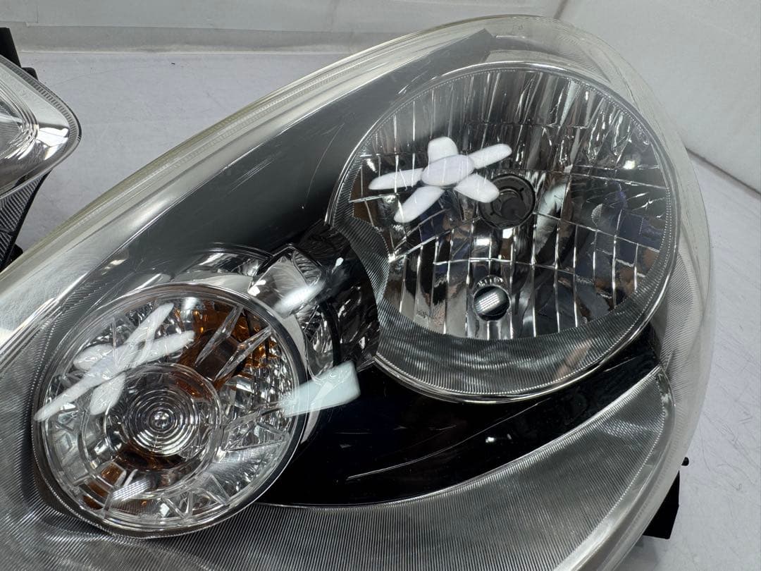 美品/破損無 マーチ K13 後期型 ハロゲン ヘッドライト 左右 - メルカリ