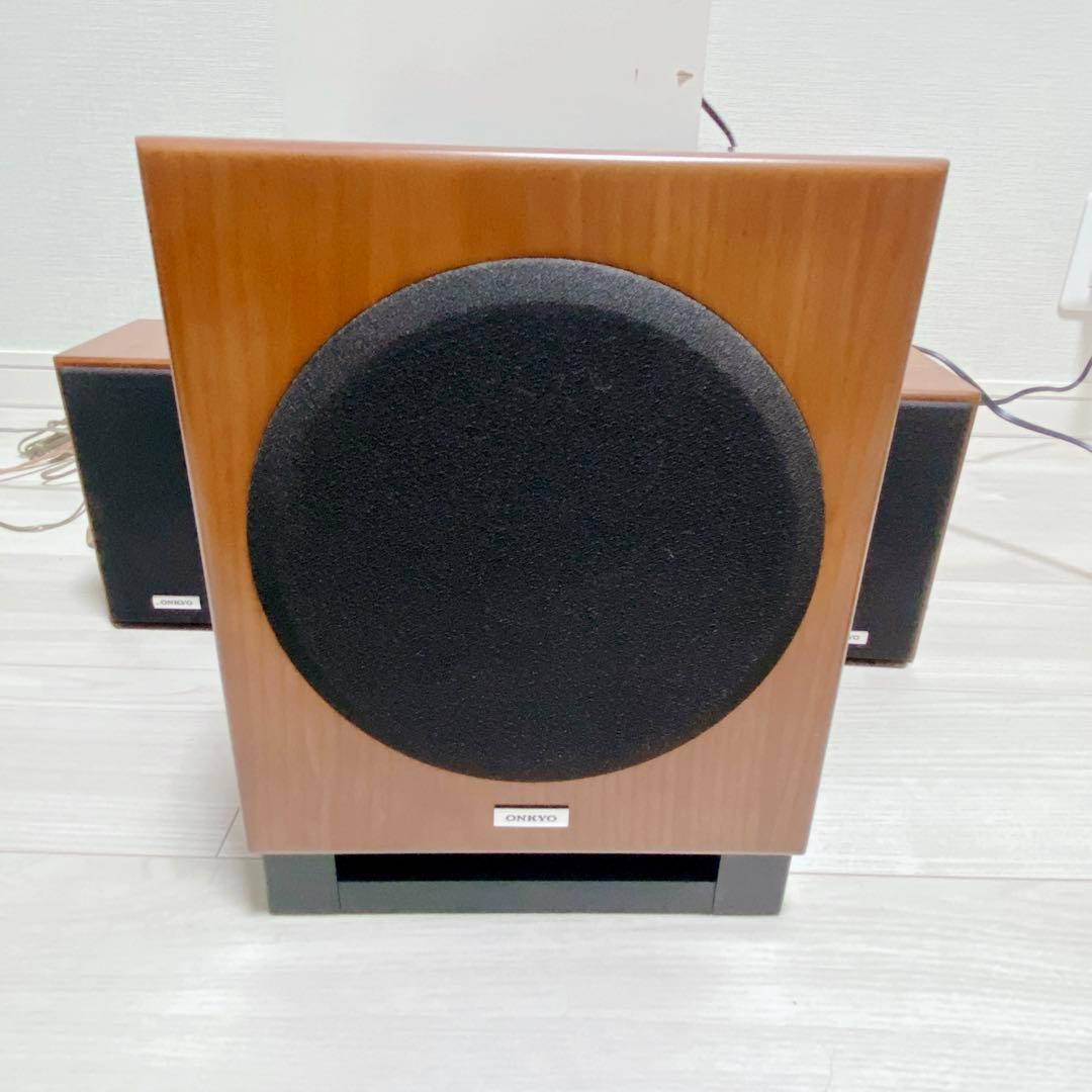 ONKYO SA-205HD 2.1ch AVアンプ 極上音質 ウーファー 付