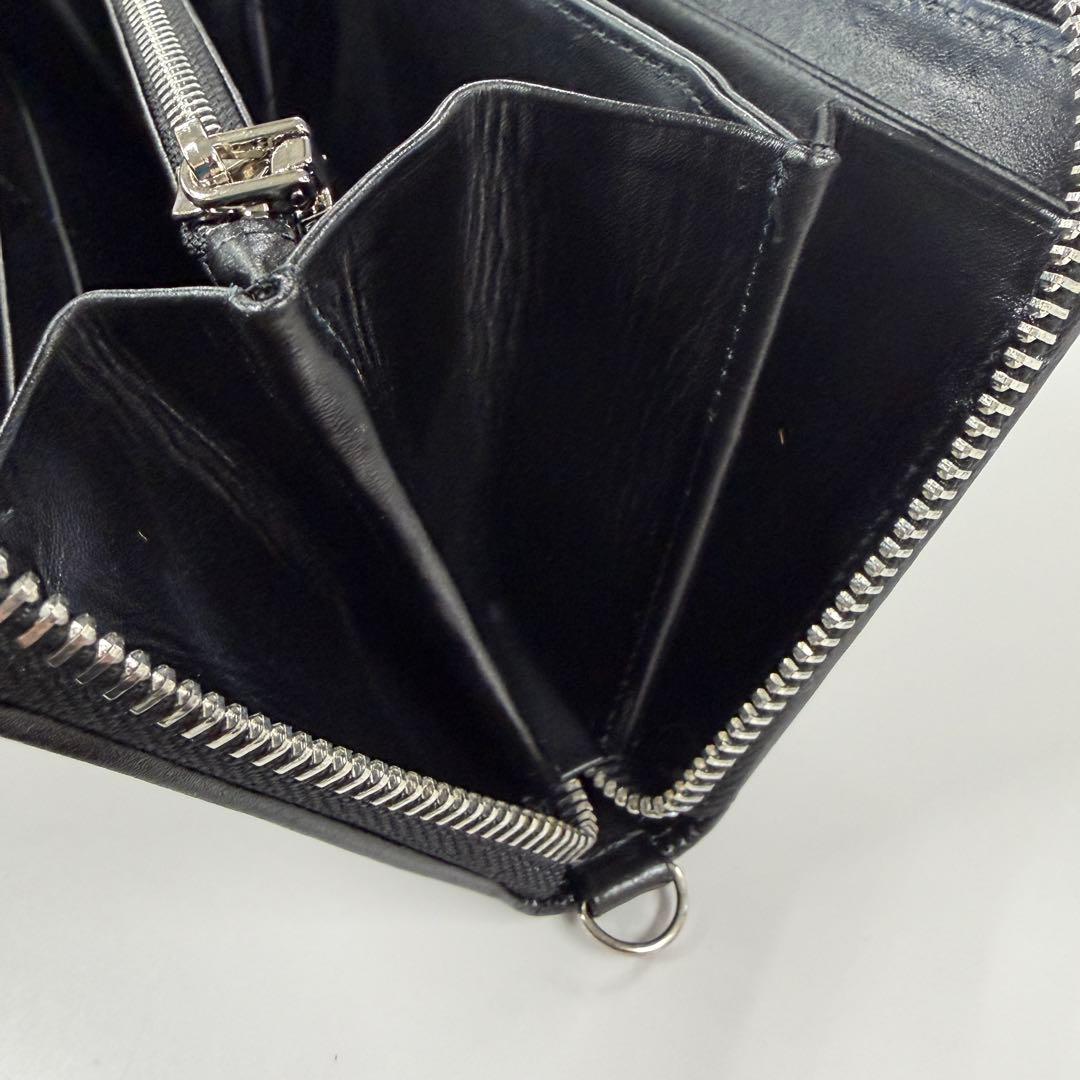 スティングレイ 長財布 ブラック ラウンドファスナー ストラップ対応