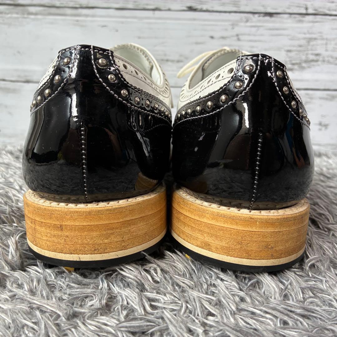 【良品】マーク&ロナ ゴルフシューズ ウィングチップ エナメル 26.5cm