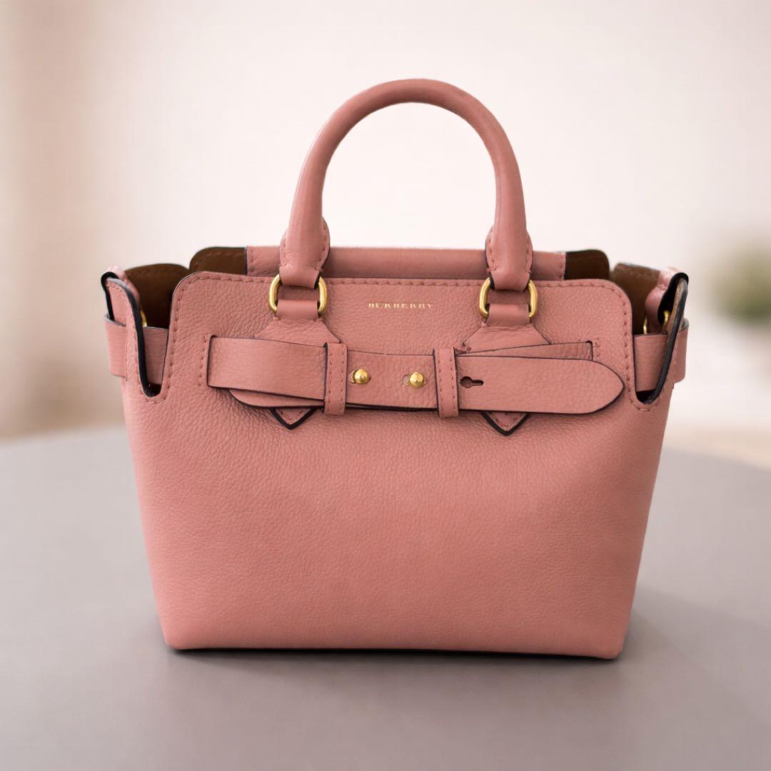 美品】BURBERRY バーバリー ベルトバッグ 2WAY ピンク レザー - メルカリ