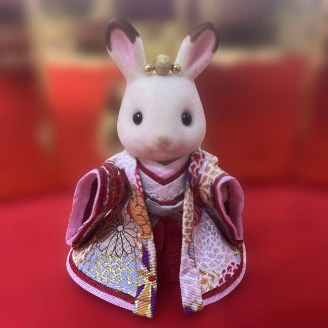 ゆう様専用 シルバニア衣装 ひな人形 男雛女雛三人官女 - メルカリ