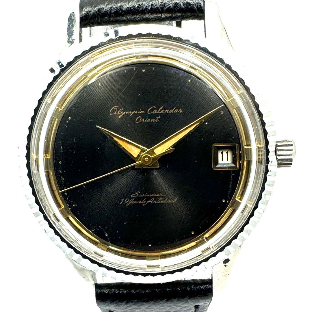 ⭐️オリエントオリンピアカレンダーSWIMMER ⭐️手巻き19石