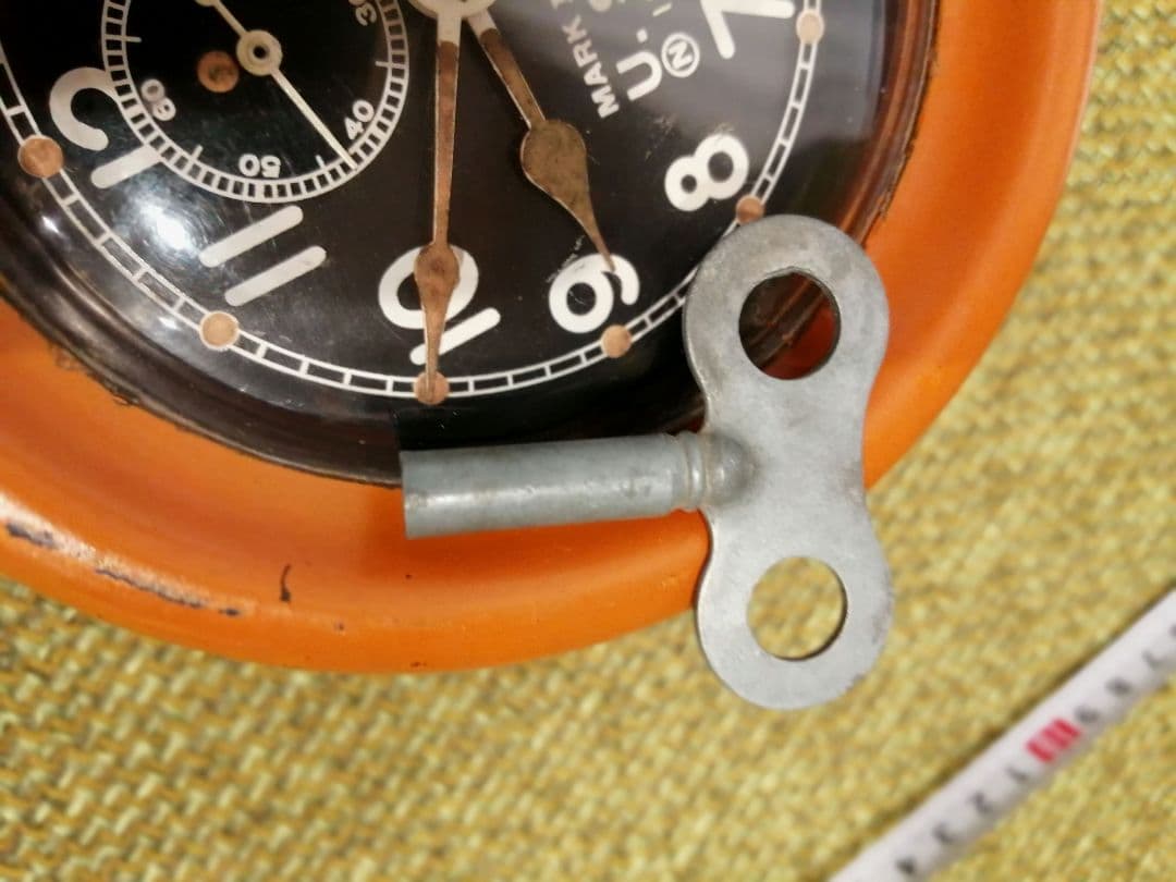U.S.NAVY  WW2  BOAT  CLOCK 40年代　ビンテージ
