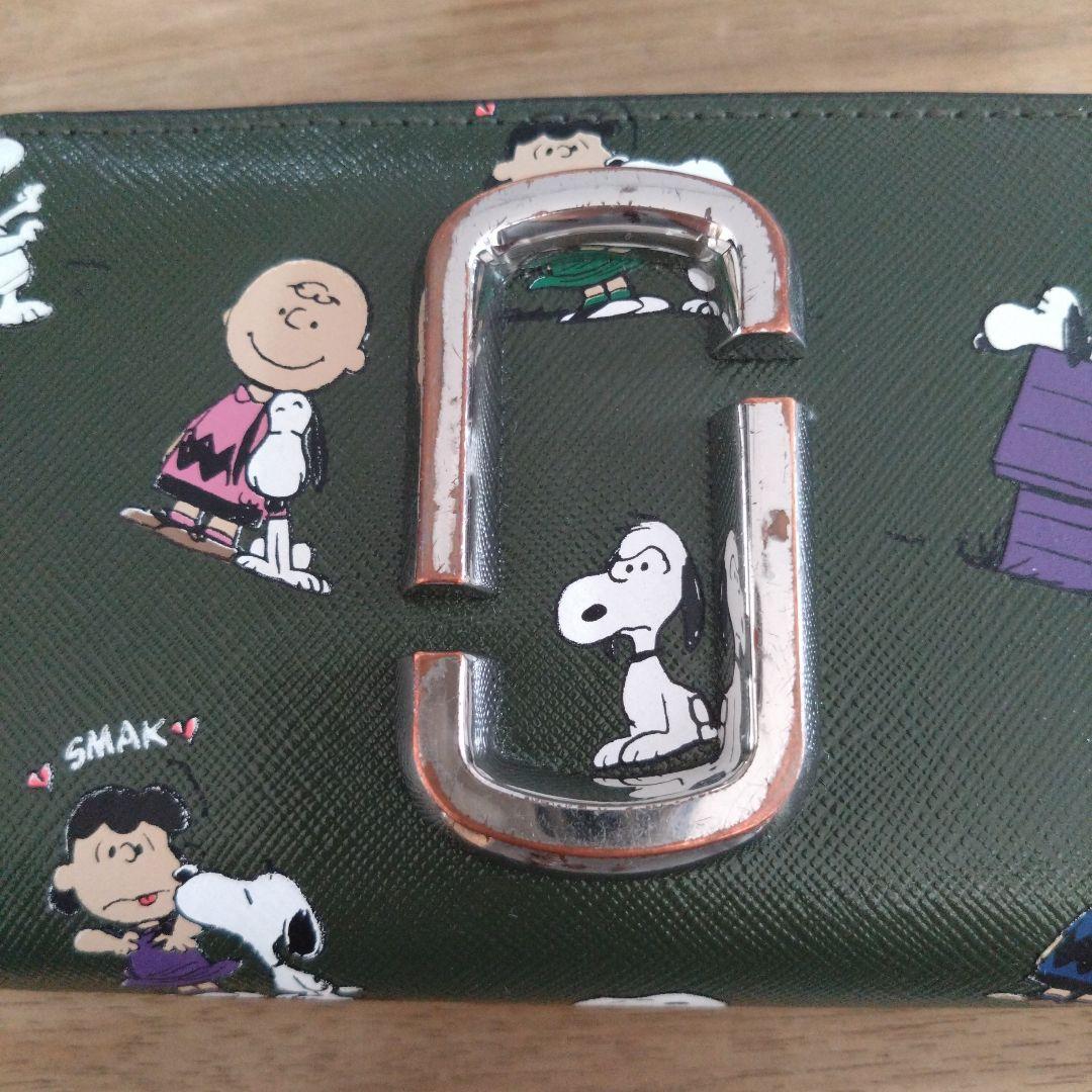 マークジェイコブス スヌーピー 二つ折り財布 - メルカリ