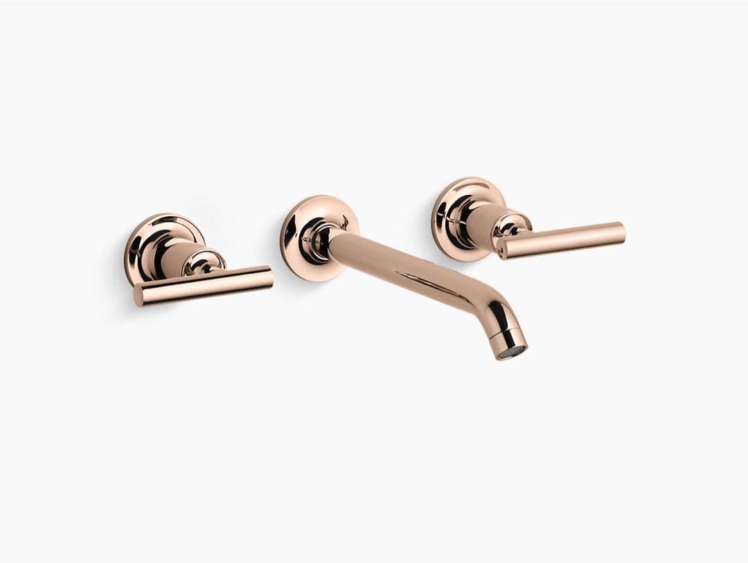 KOHLER 水栓 14415T-4-RGD Purist™ Vòi chậu rửa gắn tường | 14415T-4 | KOHLER