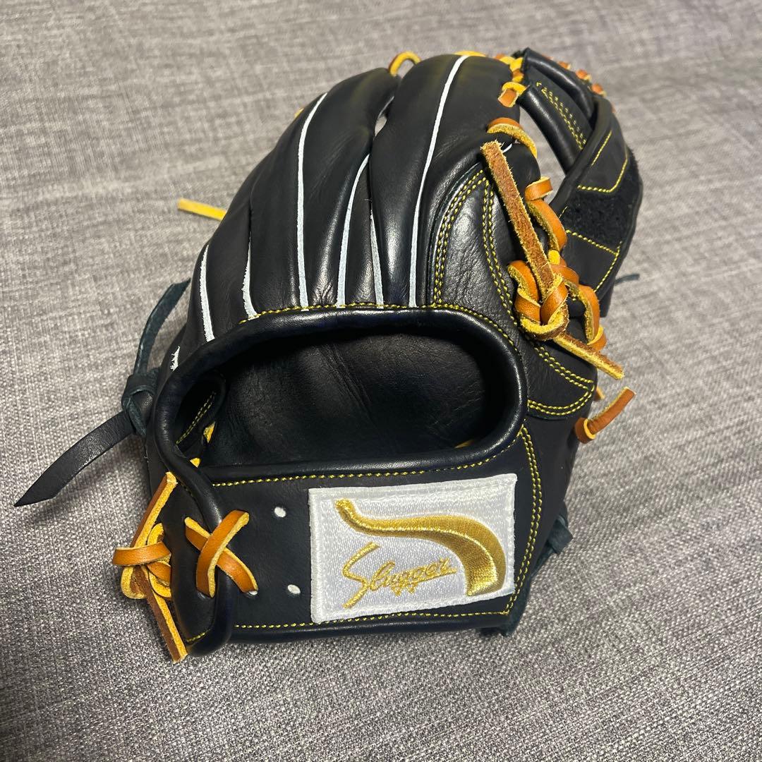 ず*な様 久保田スラッガー 軟式グローブ 黒/オレンジ　内野手用 楽天市場】久保田スラッガー 軟式 グローブ 内野 野球 オールラウンド