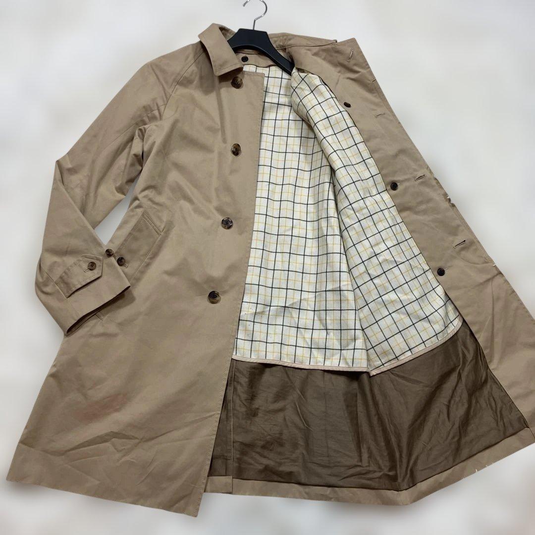 極美品 ジムフィレックス バルマカンコート ライナー付き2way ベージュL相当 GYMPHLEX（ジムフレックス） ステンカラーコート コート | ベルテッド