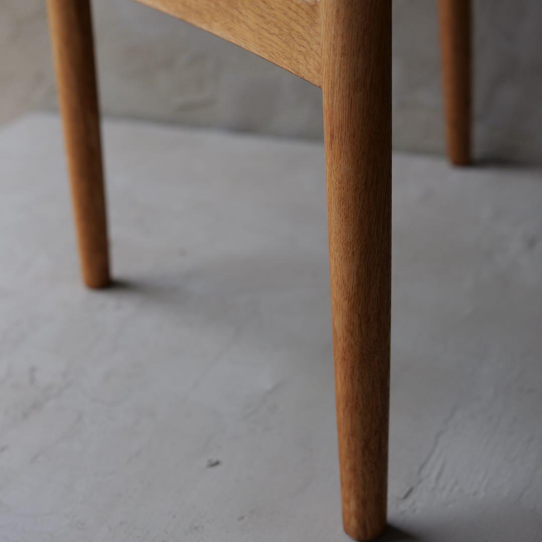 フルメンテ済　日進木工 スタッキングチェア オールドオーク2脚　全面研磨座面新品