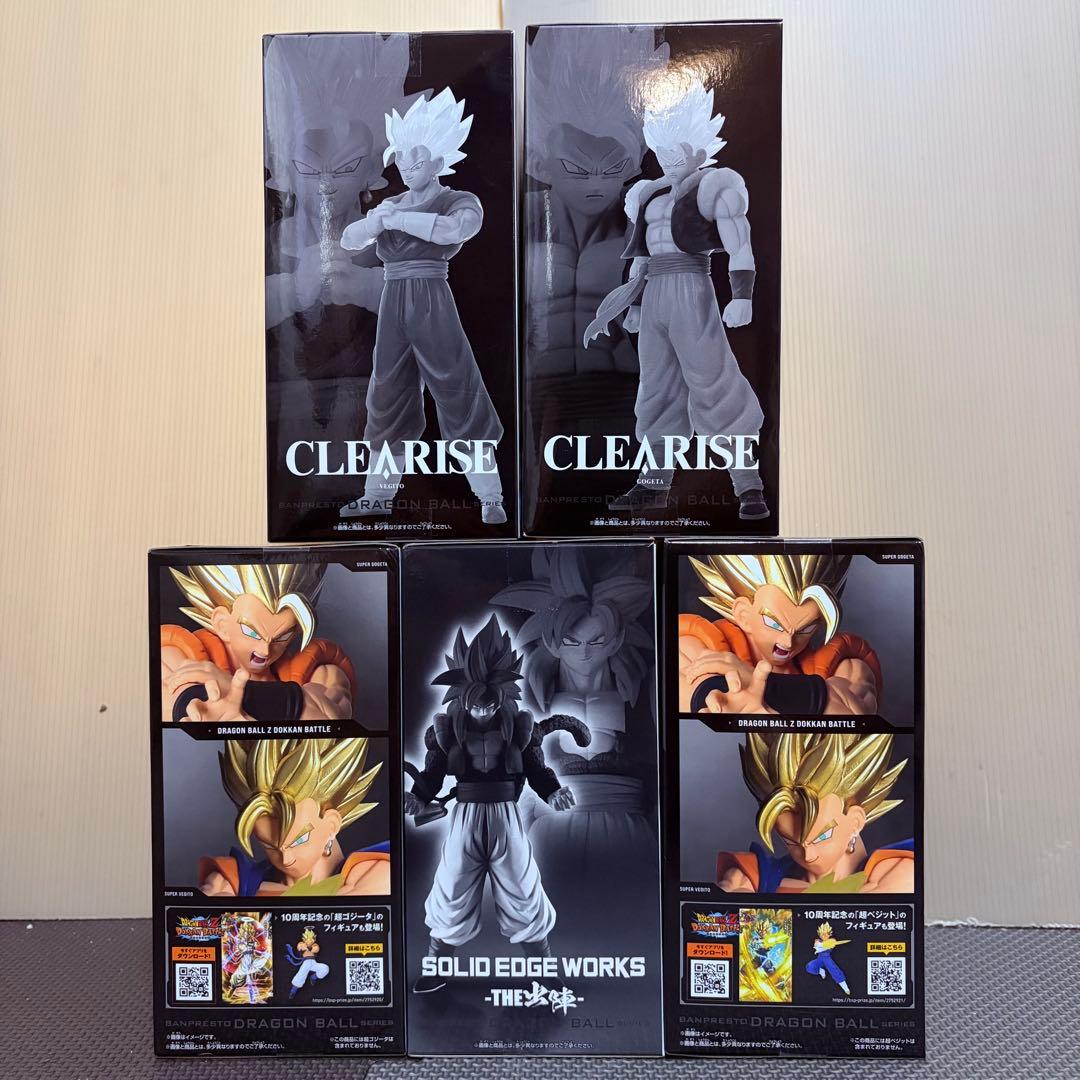 ドラゴンボール ベジット&ゴジータ フィギュア5体セット ドッカン