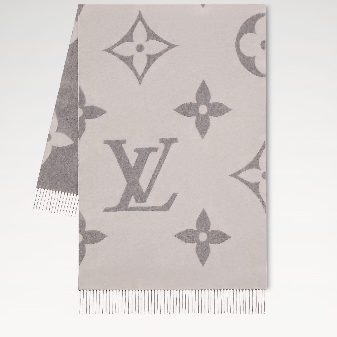 新品同様✨ルイ・ヴィトン マフラー モノグラム ジャイアント カシミア 現行品 LOUIS VUITTON（ルイ・ヴィトン） マフラー マフラー ジ