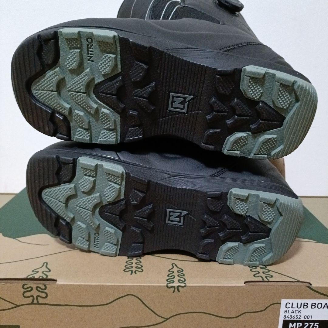未使用品　NITRO CLUBBOA スノーボードブーツ 27.5cm　グラトリ