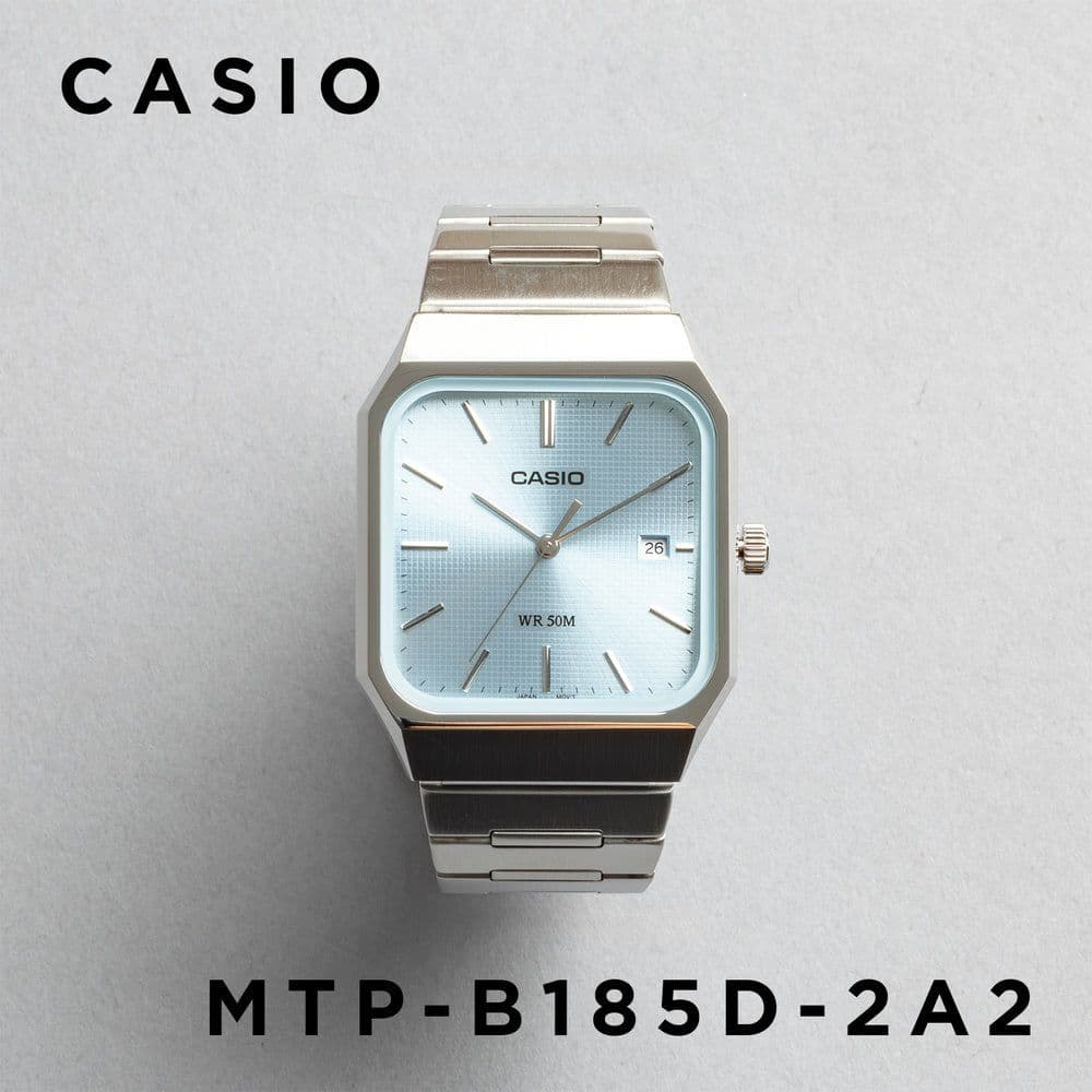新品未使用】CASIO MTP-B185D-2A2 腕時計 ※後半に現物写真 - メルカリ