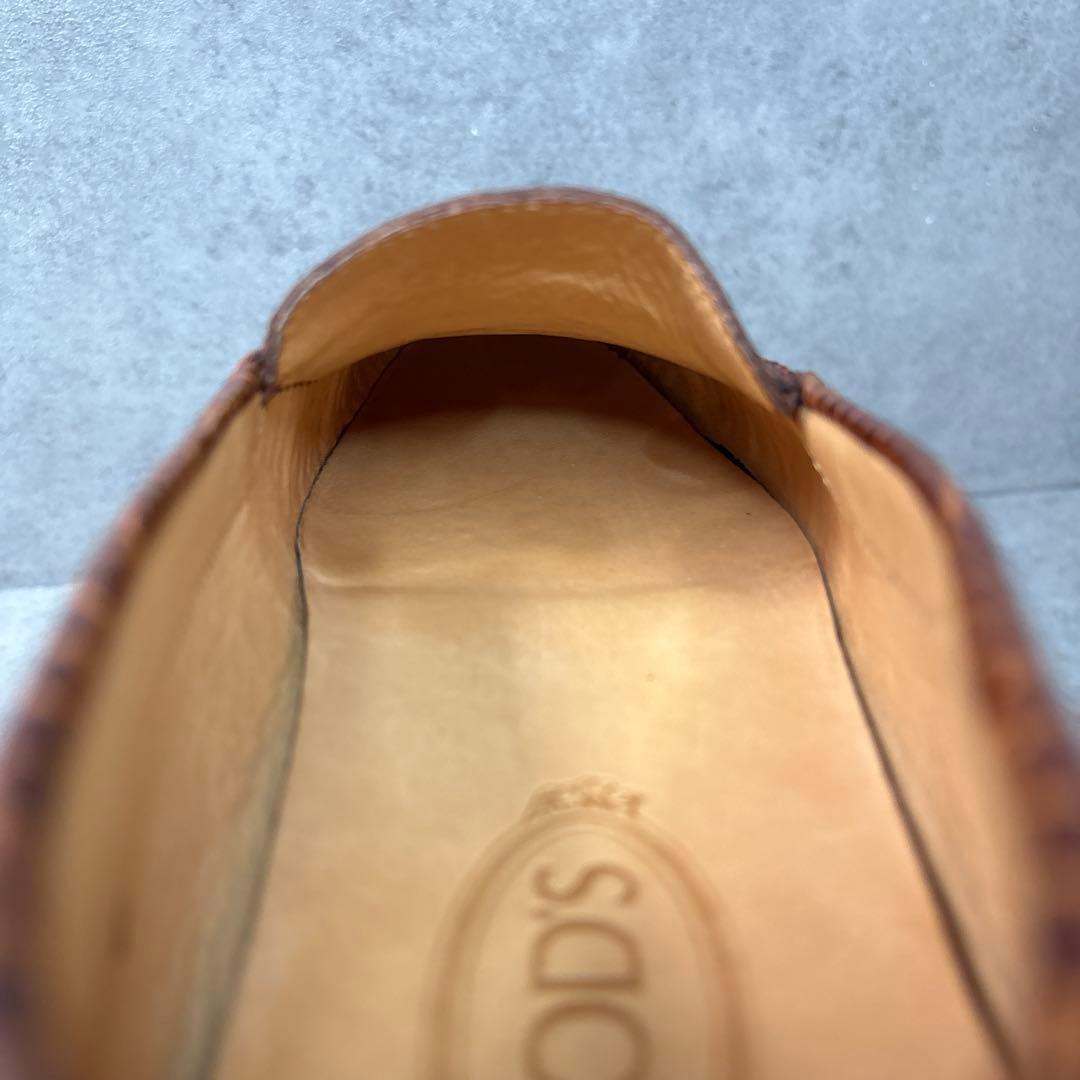 展示品希少！TOD´S トッズ オールクロコダイル 最上級ドライビングシューズ