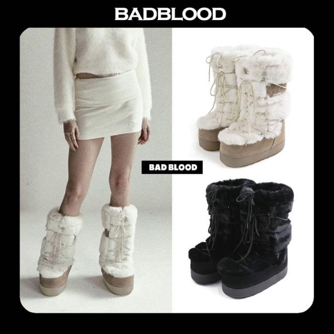 BAD BLOOD バッド・ブラッド エスキモー ブーツ ファーブーツ - メルカリ