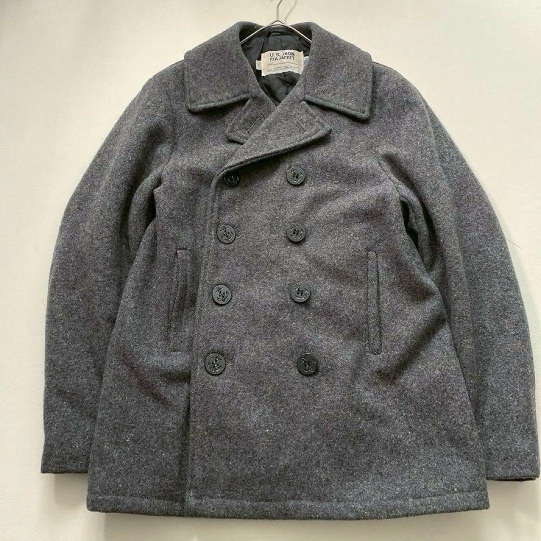 【名作】Schott U.S.740N PEA JACKET ピーコート 42