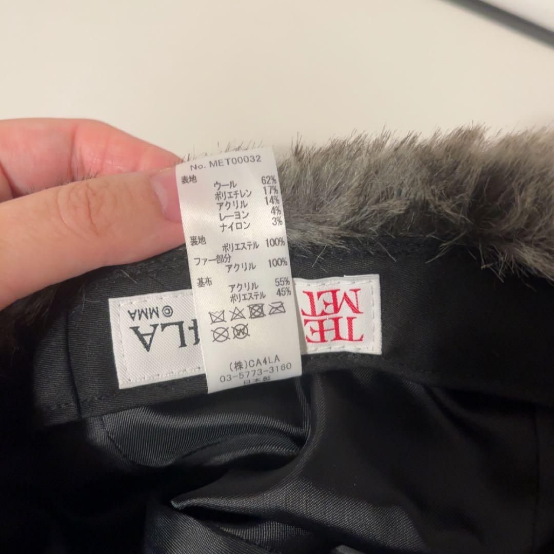 帽子 CA4LA THE MET CLASSIC LOGO EAR FLAP CAP