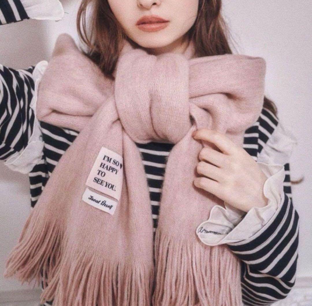 トリートユアセルフ マフラー ピンク Treat Ürself 新品未使用未開封