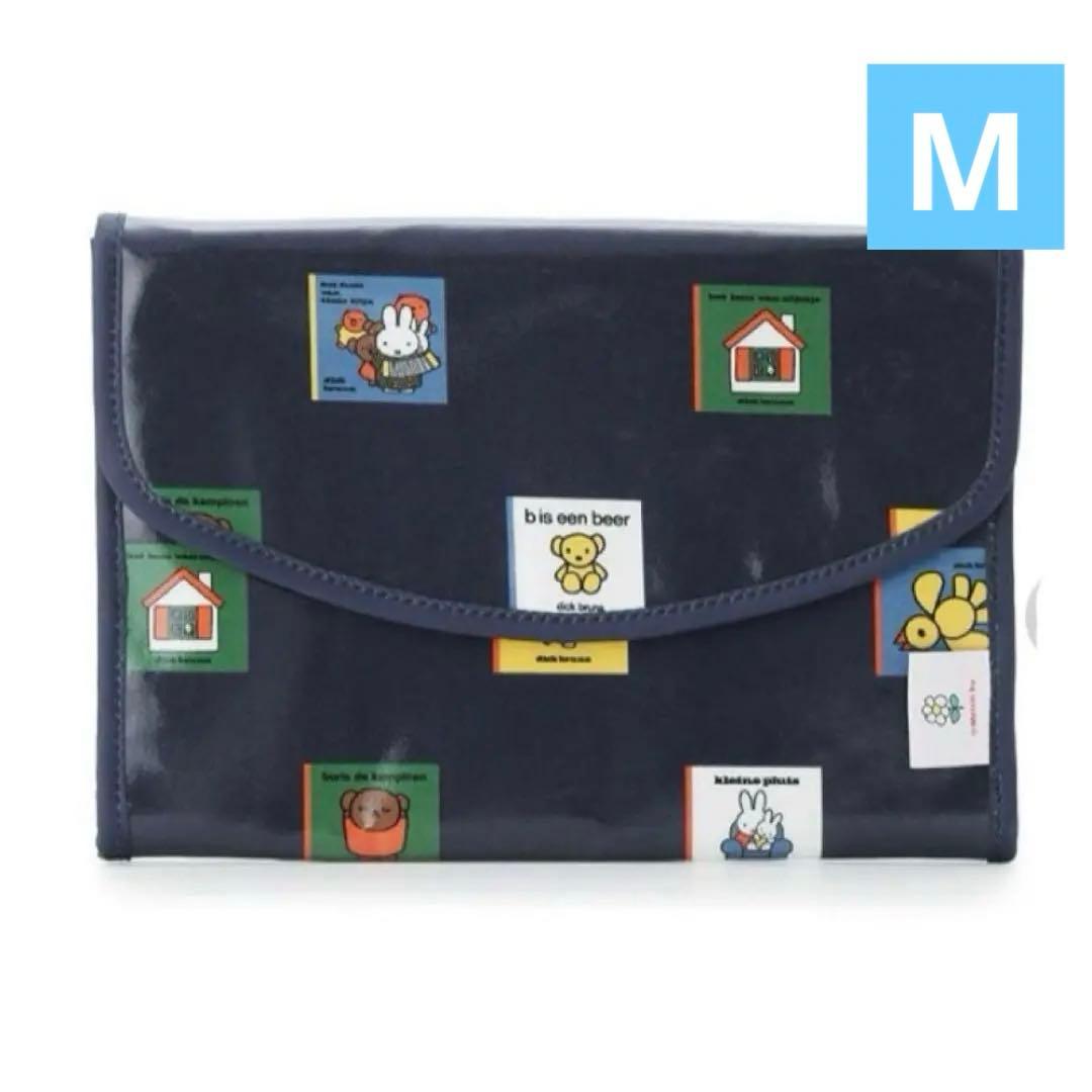 ジェラートピケ ミッフィー 母子手帳ケース M ネイビー - メルカリ