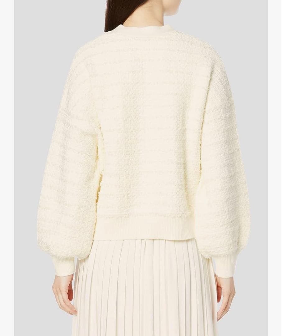 グレースコンチネンタル　ツイードショートニットカーディガン