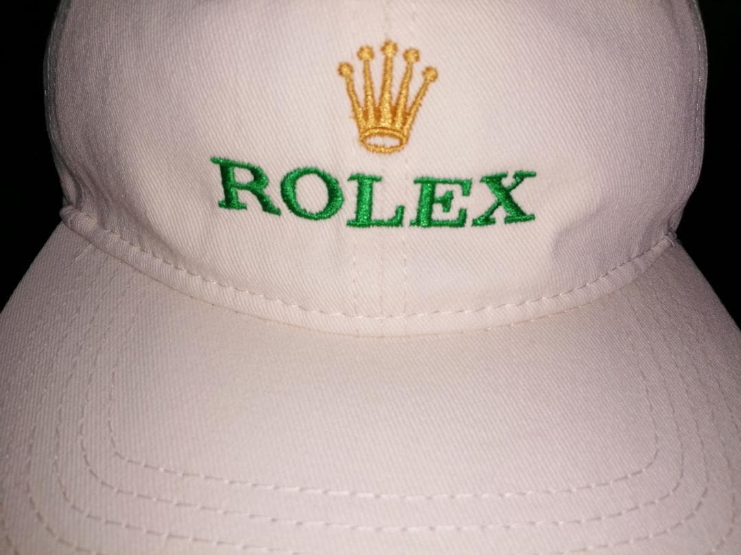 帽子 ロレックス ホワイトキャップ - メルカリ