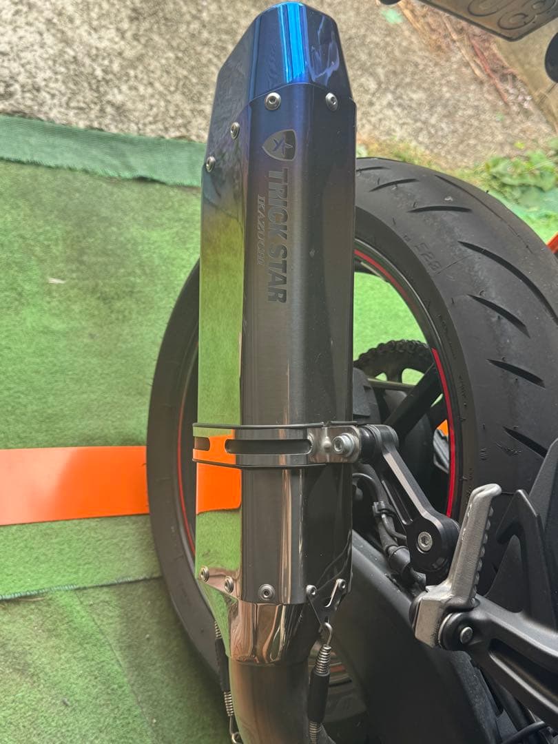 ZX4R ZX-4RR トリックスター スリップオンマフラー　IKAZUCHI トリックスター / Ninja ZX-4RR / ZX-4R SE(24-26) 政府認証スリップ