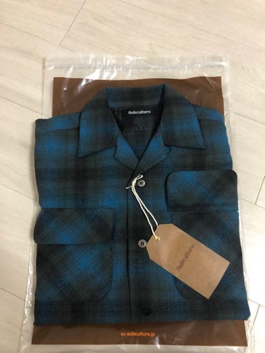 Subculture sc WOOL CHECK SHIRTサブカルチャー - メルカリ