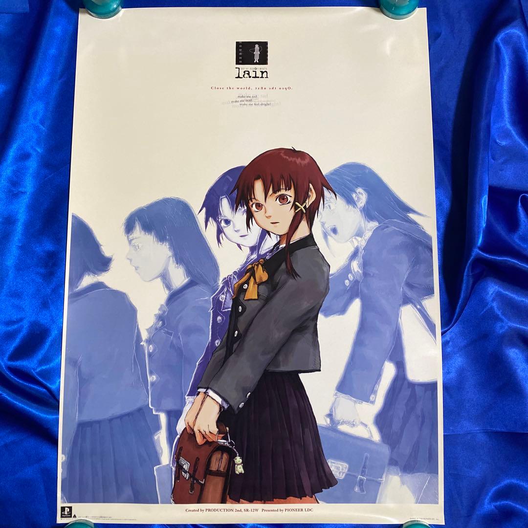 serial experiments lainゲーム販促はポスター 安倍吉俊 - メルカリ