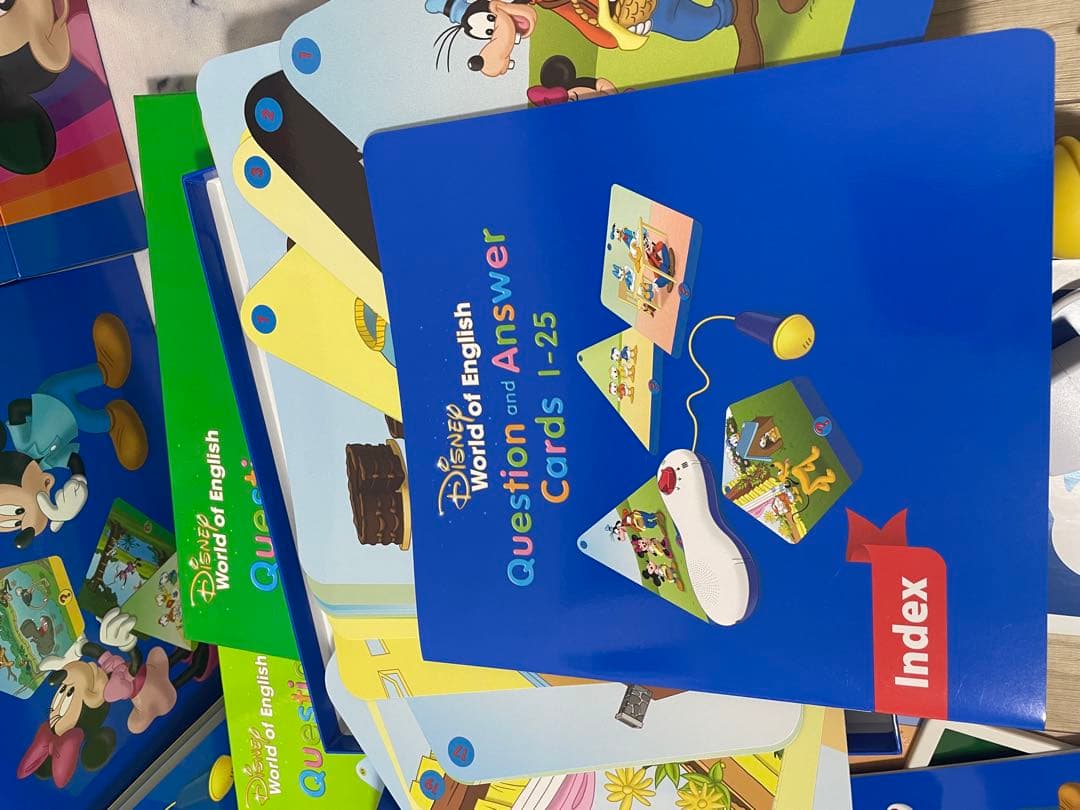 DWE ディズニー英語システム トークアロング Q&Aカードセット 607