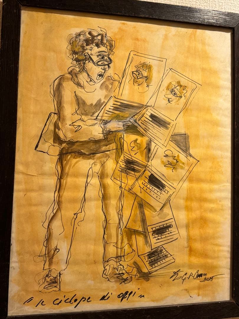 V. G. Palumbo 水彩画 Il Ciclope di Appi V. G. Palumbo 水彩画 Il Ciclope di Appi V. G. Palumbo 水彩画 Il