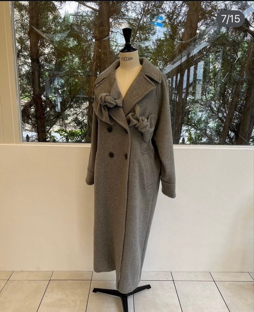 未使用ロージーモンスターhandsome lady long wool coat - メルカリ