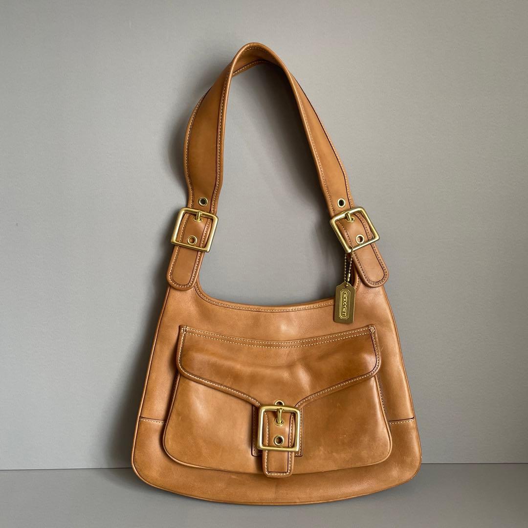 COACH 】 オールドコーチ ショルダーバッグ 9340 ブラウン - メルカリ